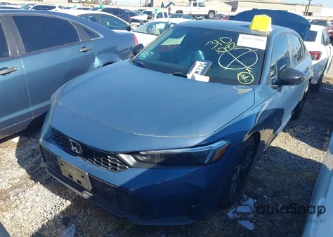 2025 Honda Civic Sport from USA, damaged, VIN 2HGFE2F54SH539621